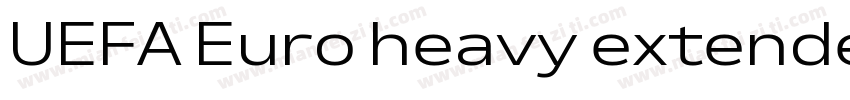 UEFA Euro heavy extended字体转换
